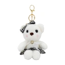 Peluche porte-clés Ourson blanc - 17 cm image 0