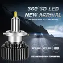 ENdureLite U11 H7/H18 LED Light Bulbs, 6000K 110W 20000LM Brighter Light, 360° CSP Chips LED Bulbs for Cars image 1