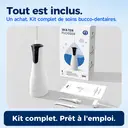 BAIR CARE Hydropulseur dentaire portable M4, Mode pulvérisation pressurisée, Autonomie 30 jours, Rechargeable USB, 4 modes de nettoyage, Étanche IPX7, Hydropulseur buccal compact pour soins quotidiens et voyage image 8