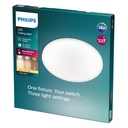 Philips Ceiling Light LED Luminaire Ozziet 3 Brightness Settings White 18W D:30cm image 1