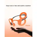 Mojawa Aerra Écouteurs de sport Bluetooth étanches IP67 à conduction osseuse - Noir image 4