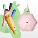 Beneunder BM528, cinq plis revêtement noir Protection parapluie pour en plein air antivents imperméable, rose, cadeau de couple cadeau parfait image 1