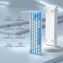 MageGee MK-Box 60% Mechanical Keyboard, QWERTY US layout, MK-Box LED Backlit Compact 68 Keys Mini Wired Office Keyboard with Red Switch for Windows Laptop PC Mac - Sky Blue image 6