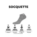 SERGE BLANCO Lot de 6 paires de chaussettes pour homme SER/1/SMDX6 blanc/bleu/noir - Pointure 43/46 image 4