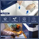 BINGI Camping Fridge 42L,Car Fridge Freezer Portable Refrigerator 12V/24V DC & 100-240V AC For Campervan,Lorry,Boat,travel,Picnic and Home Use, -18℃ to 15℃ image 5