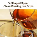 STARESSO Pour Over Coffee Maker with Double Stainless Filter 20 fl oz, Thickened Heat-Resistant Borosilicate Glass Pour Over Coffee Dripper, 600ml Clear, FG6 image 8