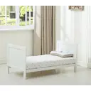 mcc direct Wooden Cot Bed & Toddler Bed, Premier Aloe Vera Water Repellent Mattress, Cream White - Orlando image 2