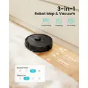 Vexilar W11 Self-Emptying Robot Vacuum Cleaner with Mop, Laser Navigation, Up to 60 Days of Hands-Free Cleaning, 180 Mins Runtime, Strong 8000Pa Suction for Floors, Carpets, and Pet Hair image 6