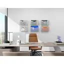 Senhoglb Porte-documents mural 1 compartiment en maille, format A4 paysage, blanc, Offre annuelle, Meilleurs choix cadeaux image 5