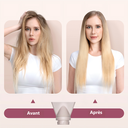 Lecomely Sèche-cheveux haute vitesse, puissant et léger, 2 vitesses et 4 réglages de température, conception ergonomique, bouton air froid, diffuseur et concentrateur image 2