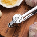 Huacan Stainless steel garlic press, household manual thickening garlic pestle, garlic puree set, 1 piece image 3
