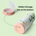 BOTTLE BOTTLE 32oz Insulated Water Bottle Stainless Steel Sport Water Bottle with Straw Dual-use Lid Design for Gym with Pill Box Eden Grove image 3