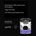 Crown Quick Dry Satin Jet Black 750ML image 3