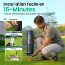 [Limitiertes Angebot, Kostenloser Lieferung am nächsten Tag] Aiper IrriSense 2 Smartes Bewässerungssystem, 3-in-1 Multi-Zonen-Bewässerungsgerät mit App-Steuerung, Intelligenter Zeitplanung und Regensensor für Rasenflächen bis zu 445 ㎡ image 4