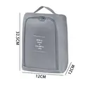 White Label DTK Cubes de rangement de voyage, set de 8 pièces, organisateurs de bagage légers, sachets de compression, gris, pour l’organisation de la valise image 4