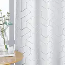 PONY DANCE Stores occultants imprimées sur film, œillets, 2 panneaux, L 140 x l 245 cm (L 55 x l 96 pouces), blanc gris image 2