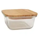 Maison by Premier 320ml Glass Container With Bamboo Lid image 2
