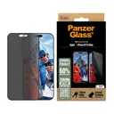 PanzerGlass ® Privacy Screen Protector iPhone 16 Pro Max | Ultra-Wide Fit image 1