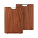 Zhang Xiaoquan Planche à découper en bois massif (400 x 280 mm) - Rectangulaire, pour la maison image 0