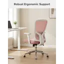 SIHOO M18 Ergonomic Office Chair, Computer Desk Chair with Adjustable Headrest and Lumbar Support, High Back Executive Swivel Chair for
Home Office (Morandi Pink) image 7