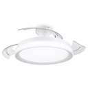 Philips Ceiling Light LED & Retractable Fan Bliss 3 Brightness Settings with Remote White 28W+35W image 0