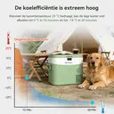 BINGI Compressor-koelbox, 22 l, mini-draagbare elektrische koelkast, 12/24 V DC, elektrische vriezer, draagbare vriezer voor auto, vrachtwagen, picknick, camping en thuisgebruik image 2