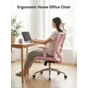 SIHOO M18 Ergonomic Office Chair, Computer Desk Chair with Adjustable Headrest and Lumbar Support, High Back Executive Swivel Chair for
Home Office (Morandi Pink) image 6