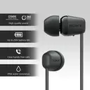 Sony WI-C100 Wireless Neckband Earphones (Black) image 3