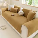 ochama Single Piece Sofa Cover for Armrest, sofa protector, non-slip couch cover, 90×70cm - Khaki image 5