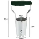 FLORA GUARD Bulb Planter with Depth Mark - Ideal Bulb Transplanter for Planting (Green) image 4