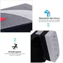 HOMCOM Step fitness aerobic stepper hauteur reglable surface antiderapante 78x29x20 cm image 5