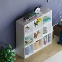 Vida Designs Bookcase Durham 9 Cube White image 3