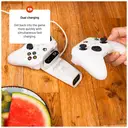 FIXED Double station de charge de manettes sans fil pour Xbox Series S, X et One, blanc image 5