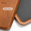 Oirlv Plateau de Présentation pour Bijoux en Bois Luxueux  Plateau de Rangement à Tiroir pour Bijoux avec Séparateurs Amovibles – Bagues, Boucles d’Oreilles, Colliers – 1 pièce image 7