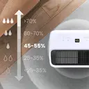 Midea Seasonal Dehumidifier – 10L Extraction, Humidity Control, Continuous Drain Option, White – MDDQ-10DEN7-QA3 image 3