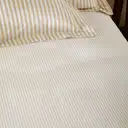 Yard Fitted Sheet Hebden Stripe 100% Cotton Honey Yellow Double image 1