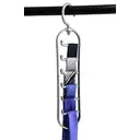 Essentials by Premier  Set of 2 Grey Plastic Tie Organiser,Tie Hanger Rack, Tie Drawer Organiser, Ideal Closet System Components image 3