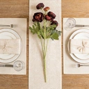 Candlelight Artificial Camelia Flower Stem Burgundy 38cm image 1