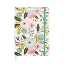 Jubiluu A5 Hardcover Notebook with Lined Pages - 96 Sheets (100g offset paper), Bookmark & Elastic Band -Classic Cream Ruled Journal for Writing, School, Office, and Gifts-Vintage Rose Garden image 0