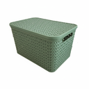 Strata Large Urban Store Basket with Lid  Lily Pad Green 24L image 1