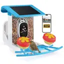 Blinkit Bird Villa Outdoor Bird Feeder 1.2L - 4400mAh Battery, Cloud Smart AI Camera with LED Night Vision, Two-Way Audio, Full-Color Night Vision, Bird Recognition image 7