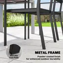 Outsunny Rocking Sun Lounger, Garden Rocking Chair Zero Gravity Lounge Chair, Outdoor Patio Recliner with Padded Pillow and Steel Frame, Black image 6