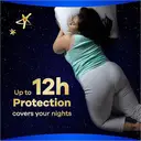 Always Ultra Sanitary Towels Secure Night Extra Size 5 With Wings 8 Pads image 1