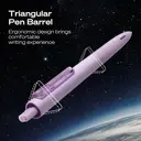 WRITECH Up Mechanical Pencil Set: 6ct Pastel Mechanical Pencils 0.7mm with 4 Tubes of HB Lead Refills and 2 Extra Erasers for Writing Drawing Sketching Drafting image 3