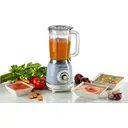 Ariete Vintage 583 Glas-Mixer, Retro-Multifunktions-Blender mit 4 Klingen, 4 Geschwindigkeiten + Impulsfunktion, Eiszerkleinerer-Funktion, 1,5 Liter Fassungsvermögen, 1000 W, Blau image 2