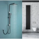 Auralum Système de douche en acier inoxydable, ensemble de douche pluie, panneau de douche de massage avec douchette à main image 0