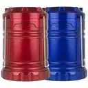 Status Camping Lantern LED Collapsible Assorted Colours - Red or Blue image 1