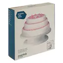 Essentials by Premier White Turntable Stand, Modern Turntable Stand, Desserts and Cake Stand, Stylish Revolving Cake Turntable image 5