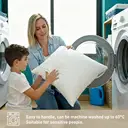 LeBonsoir Basics 50x75cm Pillowcases Set of 2， Super Soft Easy Care Microfiber，Envelope Closure， White， Pillows Not Included image 5