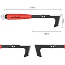 FLORA GUARD joint scraper, double-sided sharp stainless steel blade used for removing moss and weeds in slab joints, weed knife with ergonomic handle image 2